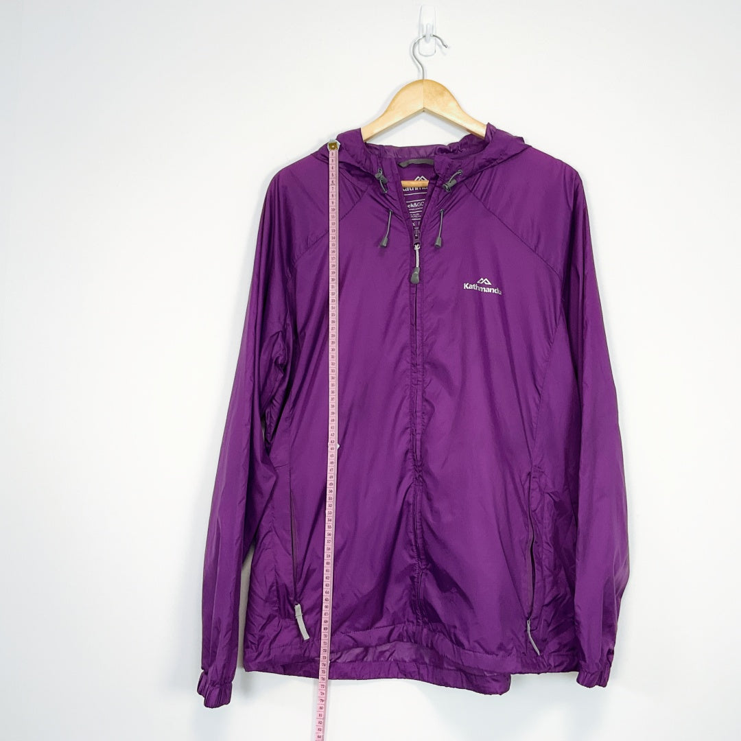 Kathmandu Purple Lightweight Hooded Jacket