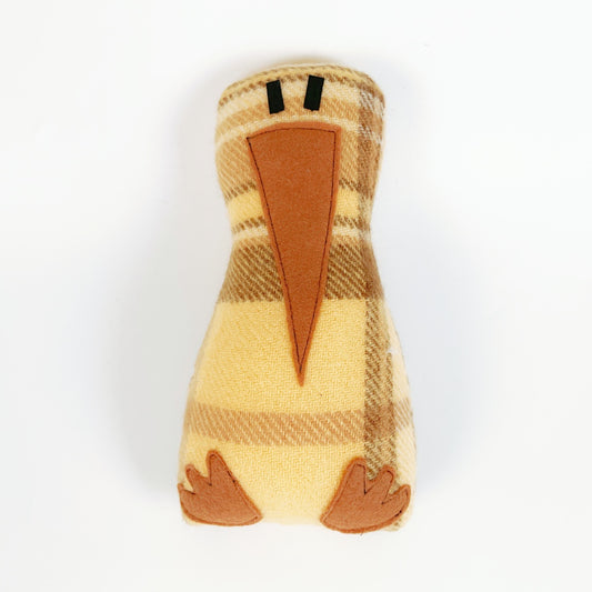 Artearoa – Colourful G.N. Kiwi – Neutral Brown Check