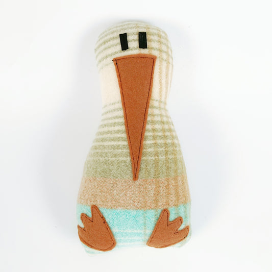 Artearoa – Colourful G.N. Kiwi – Sage & Aqua Stripe