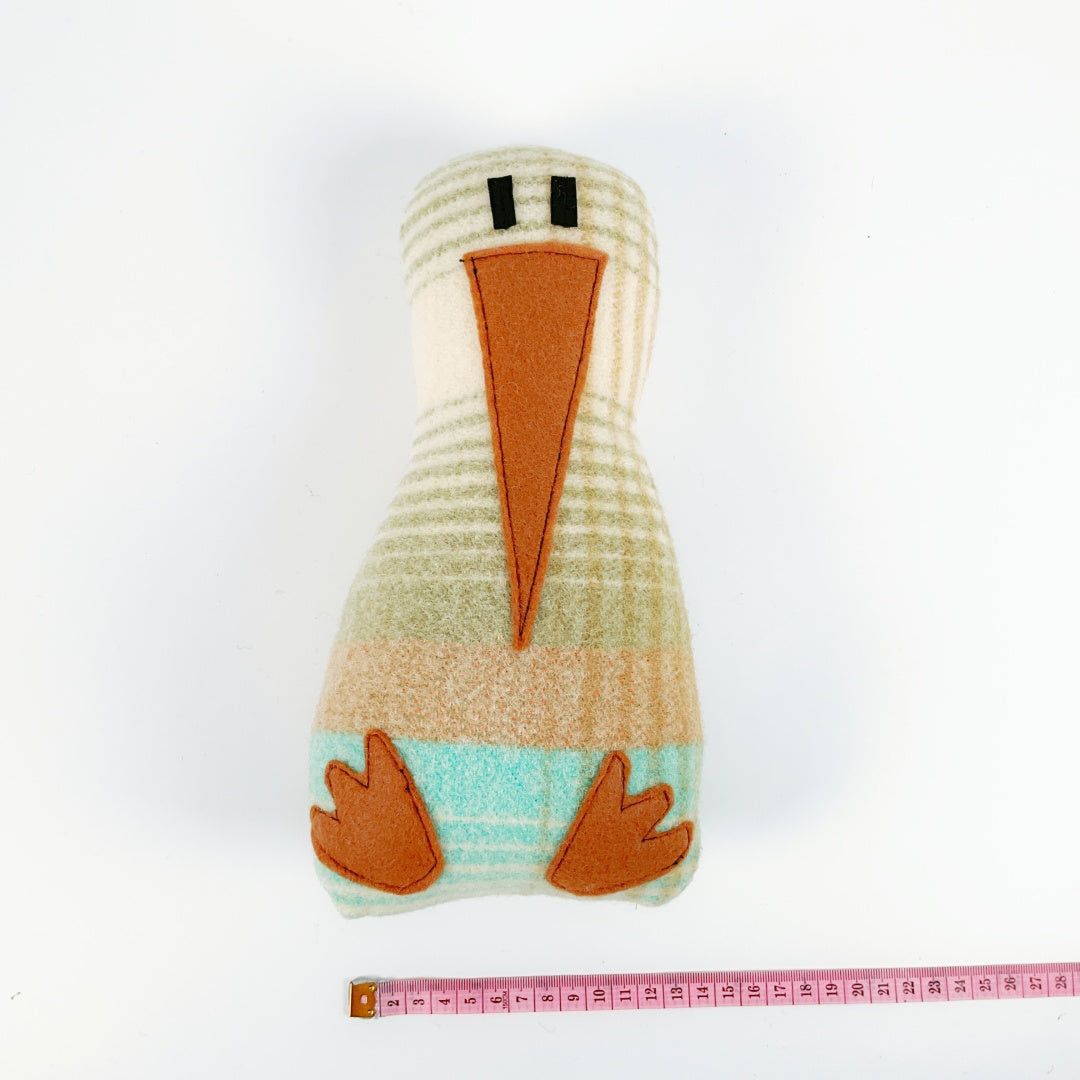 Artearoa – Colourful G.N. Kiwi – Sage & Aqua Stripe