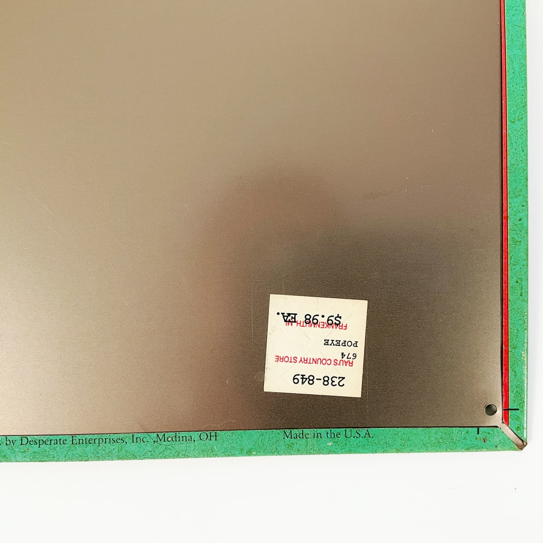 Popeye “POW” Fruit Punches Vintage-Style Metal Advertising Poster