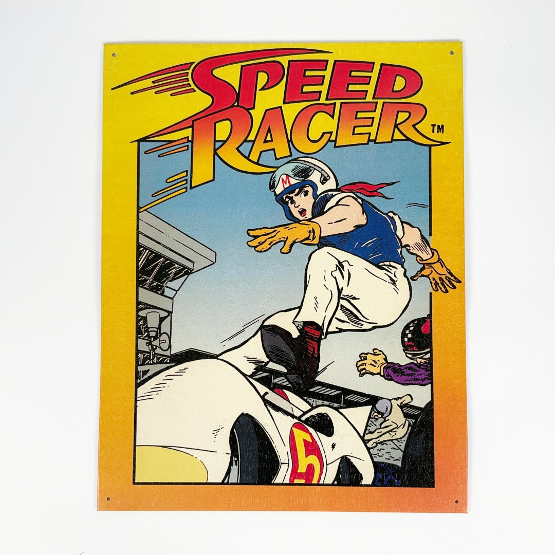 Speed Racer Vintage Style Metal Poster