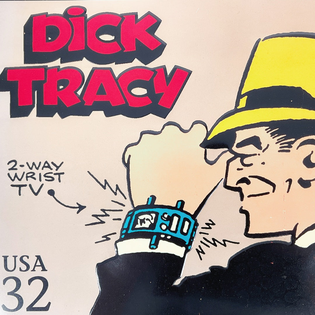 Dick Tracy Retro Comic Style Metal Wall Poster