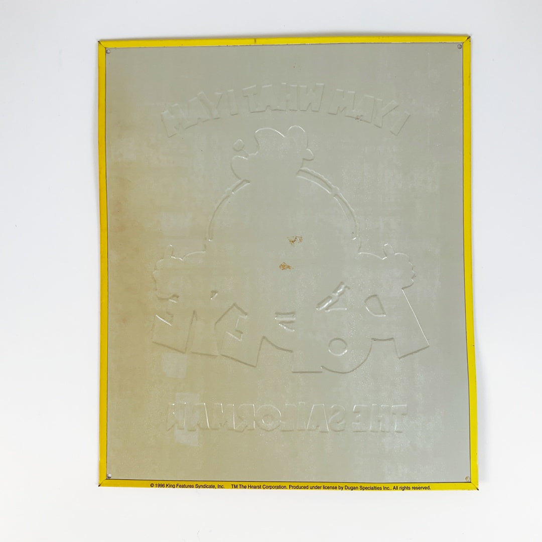 Popeye “I Yam What I Yam” Retro Metal Poster Sign