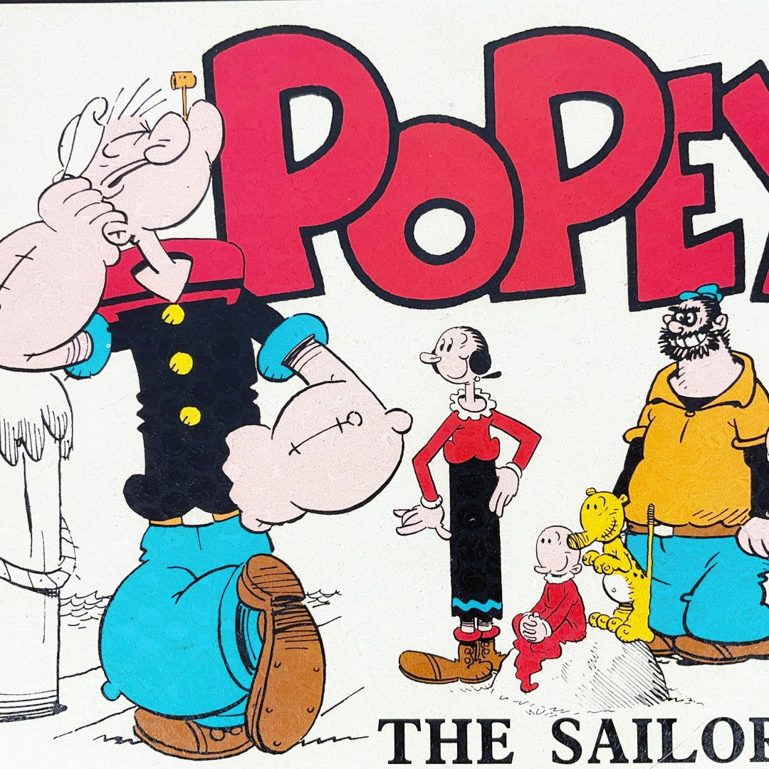 1996 Popeye the Sailor Man – Classic Character Metal Wall Poster