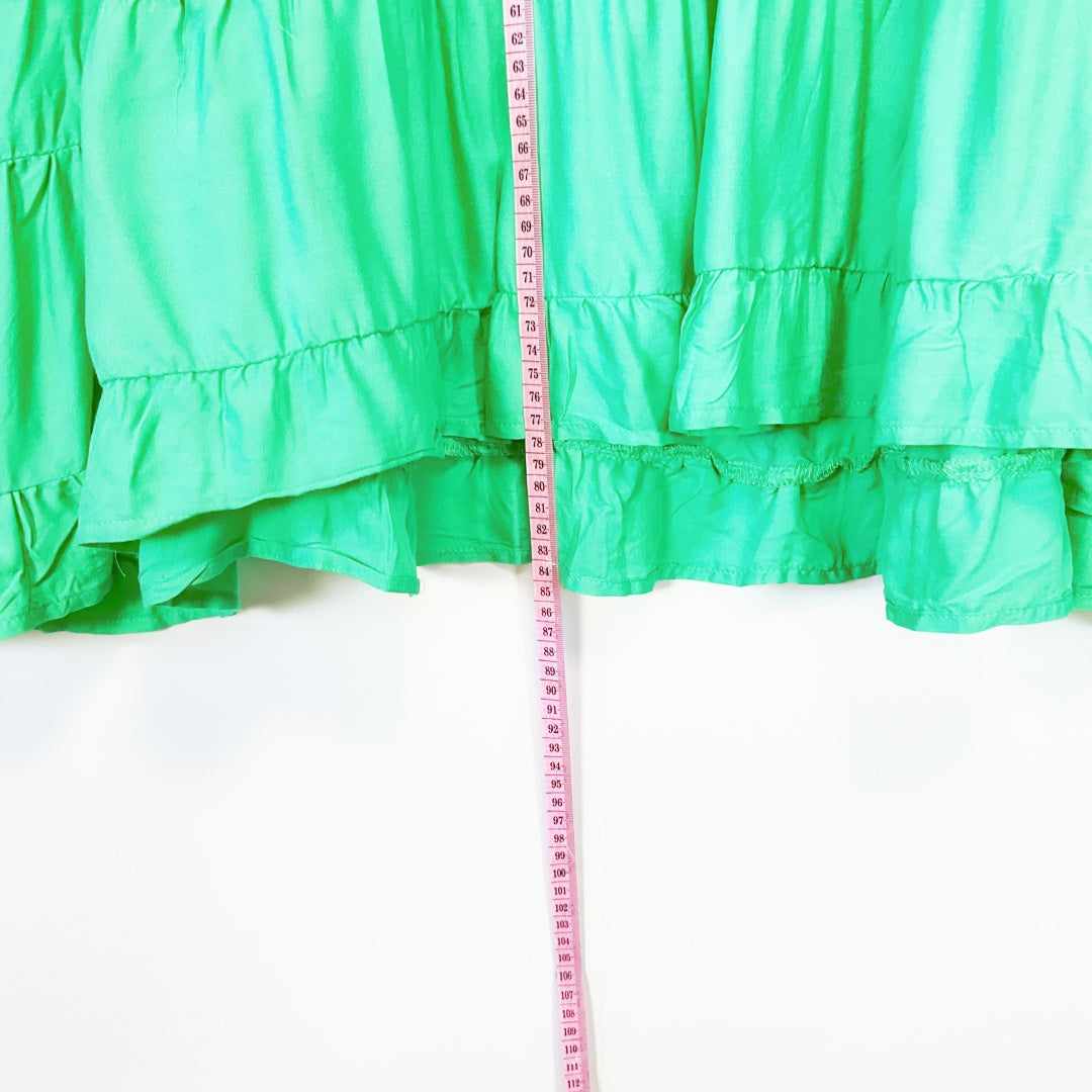 PQ Collection Green Oversized Dress – Free Size