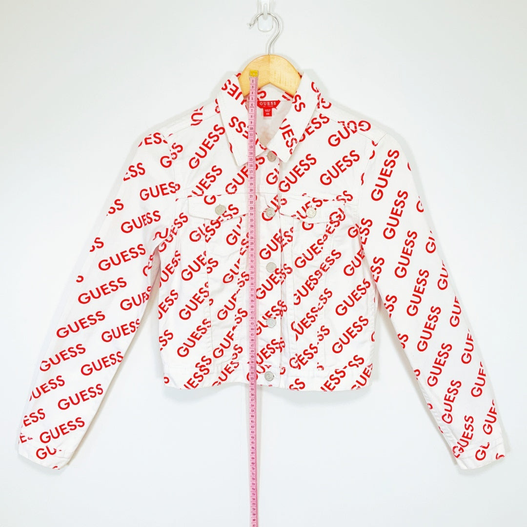 GUESS Logo Print Jacket – Size XS