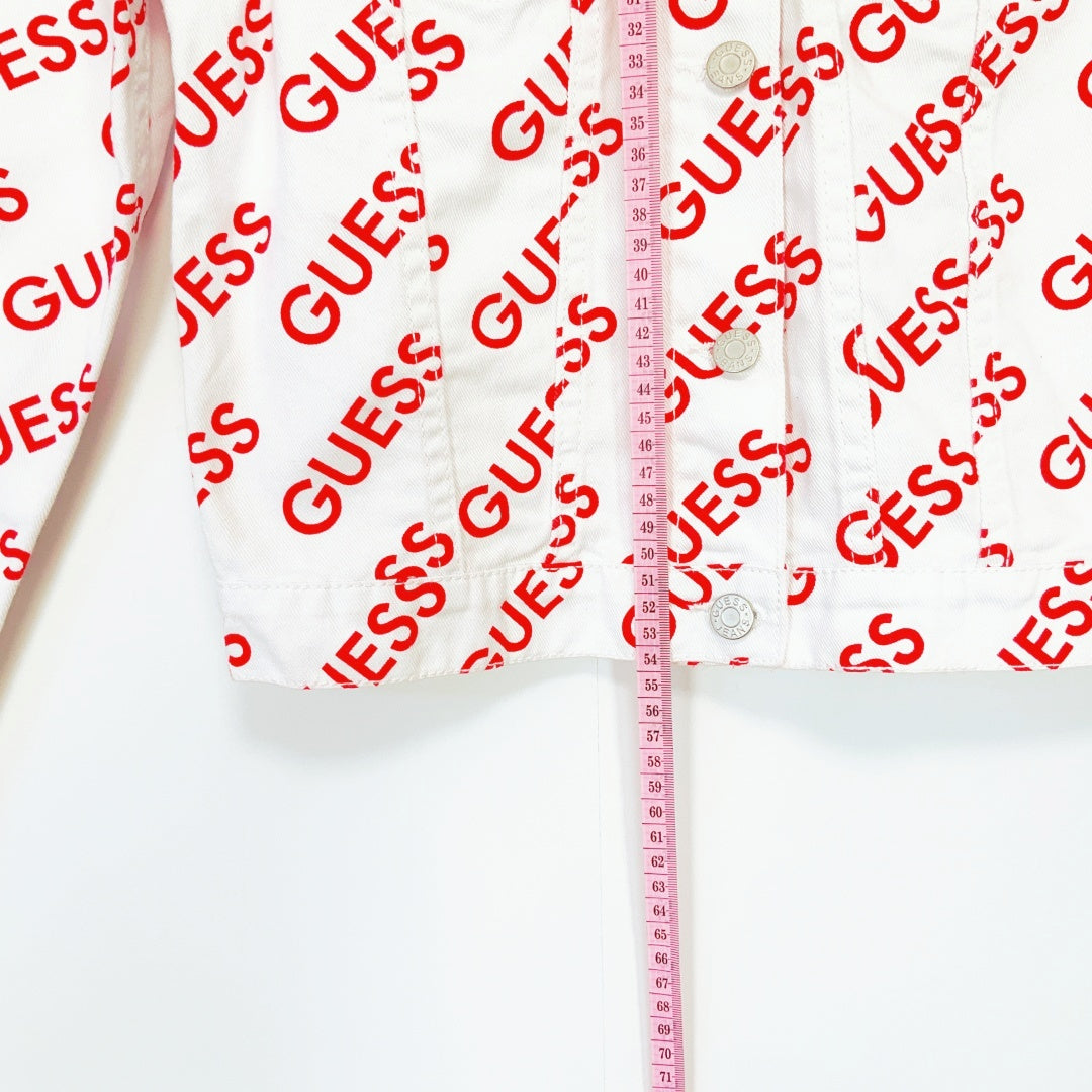 GUESS Logo Print Jacket – Size XS