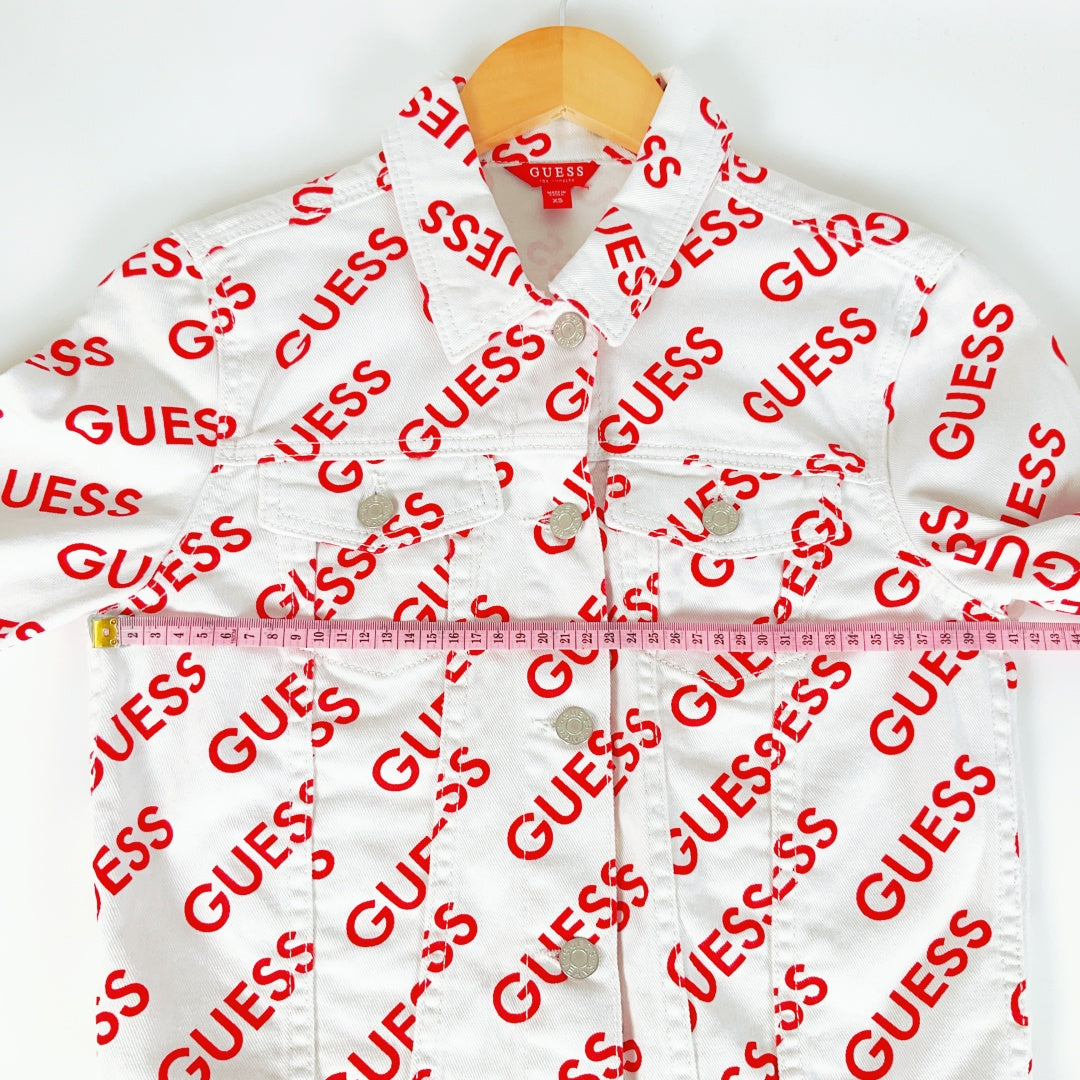 GUESS Logo Print Jacket – Size XS