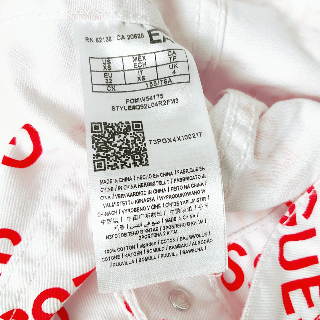 GUESS Logo Print Jacket – Size XS