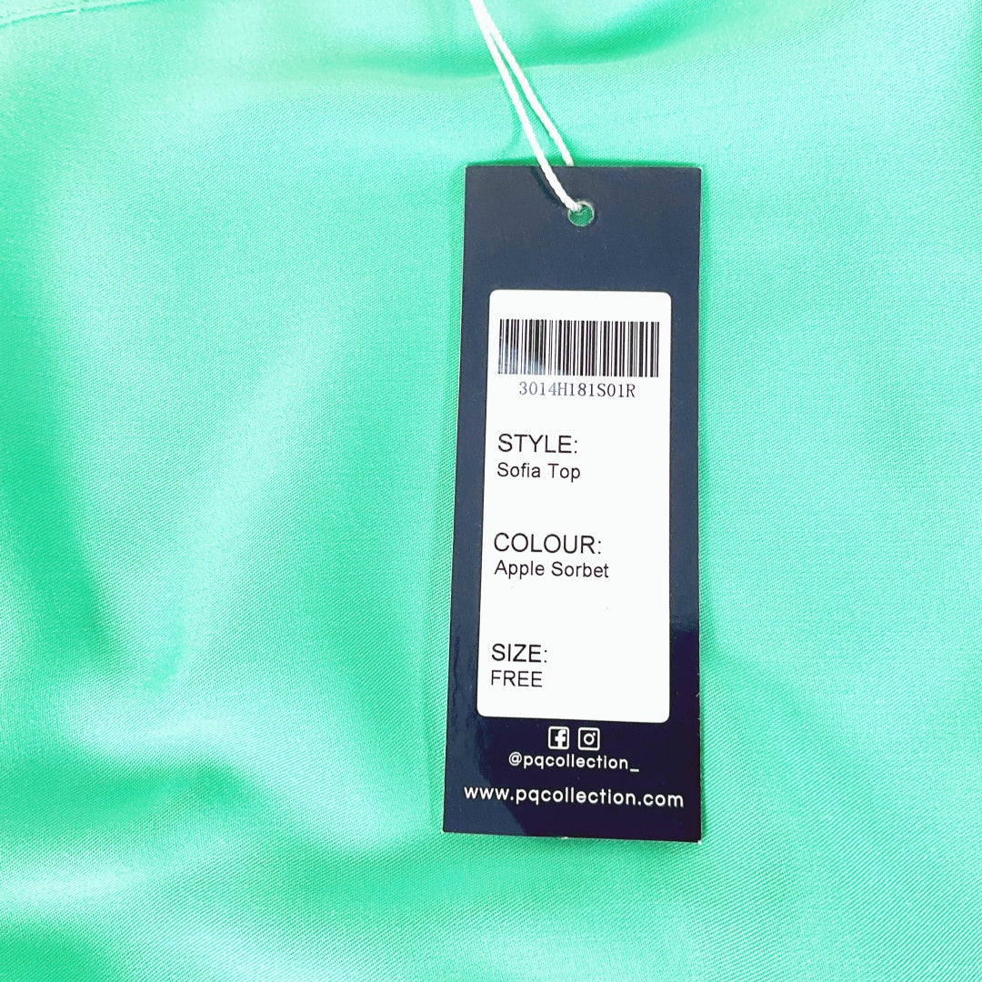 PQ Collection Green Oversized Dress – Free Size