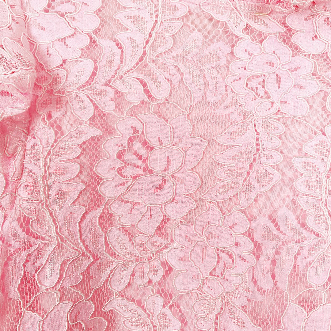 MIRROU - Women's Long Sleeve Floral Lace Top