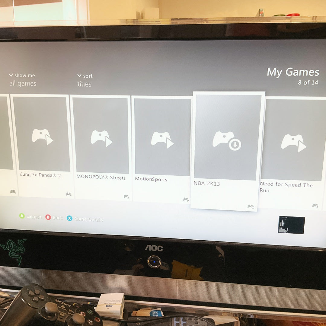 Xbox 360 250GB Bundle + Kinect + Loads of Games (5 Discs)