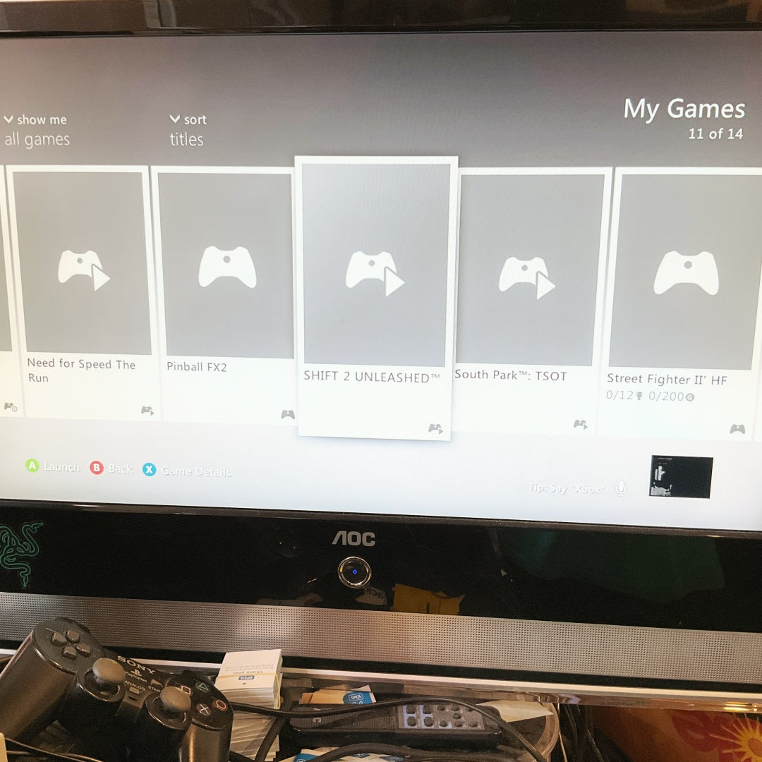 Xbox 360 250GB Bundle + Kinect + Loads of Games (5 Discs)