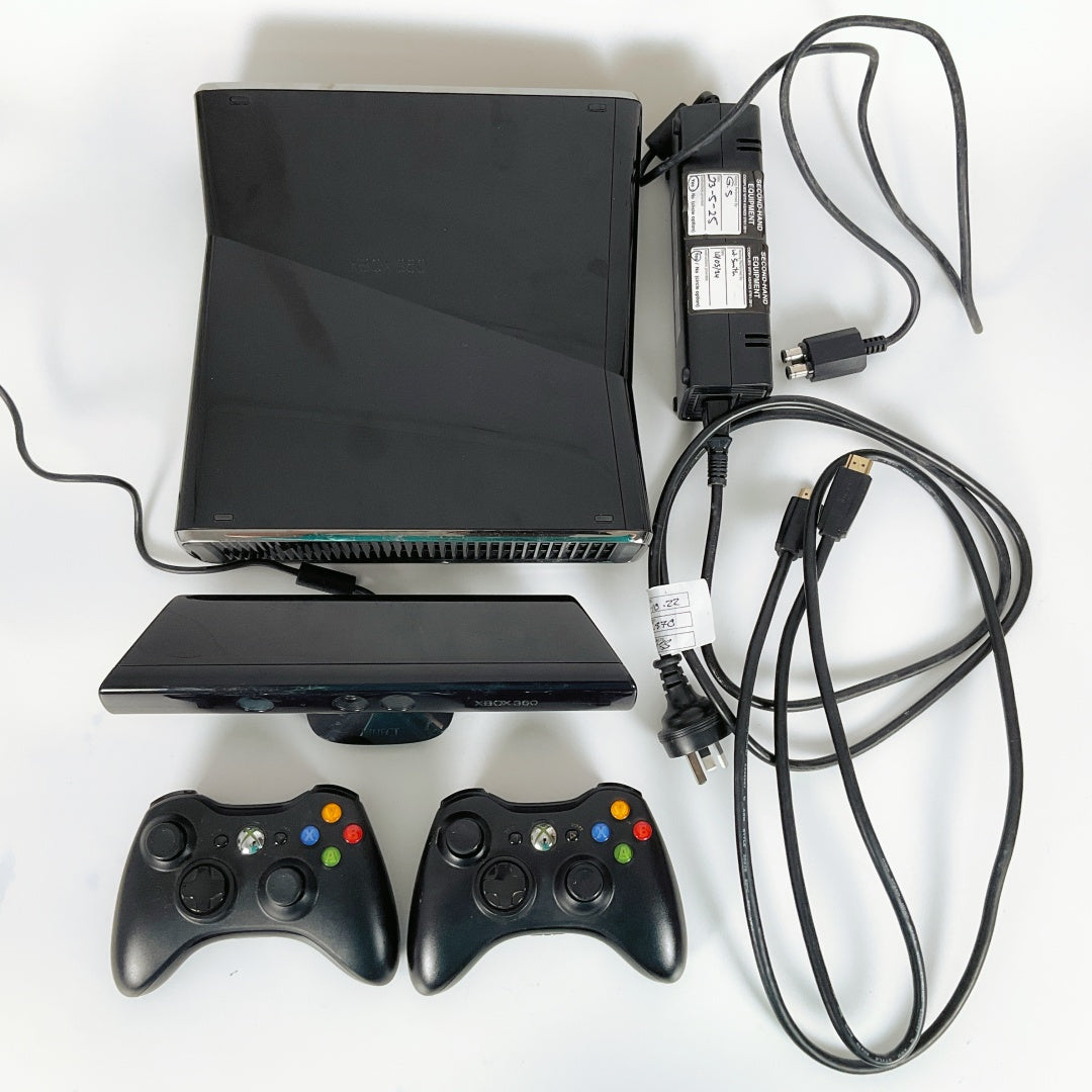 Xbox 360 250GB Bundle + Kinect + Loads of Games (5 Discs)