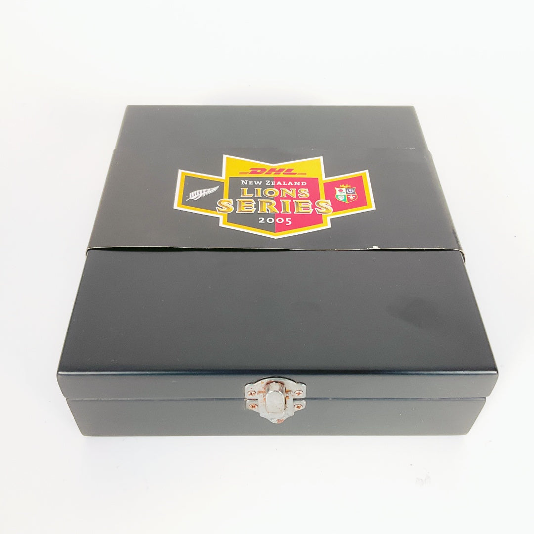 DHL New Zealand Lions Series 2005 Hip Flask Gift Set