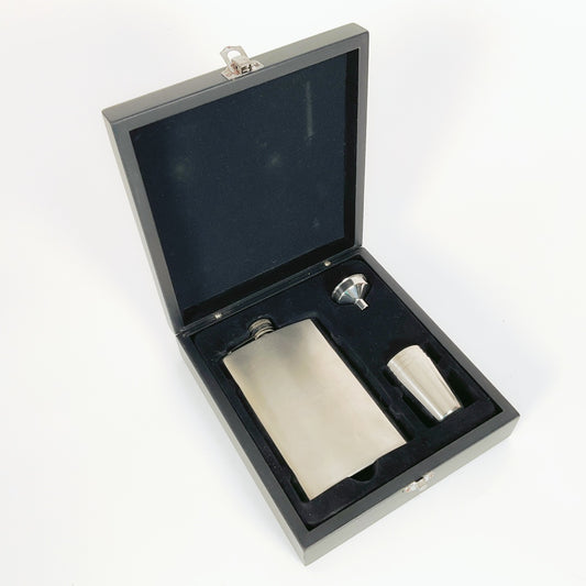 DHL New Zealand Lions Series 2005 Hip Flask Gift Set