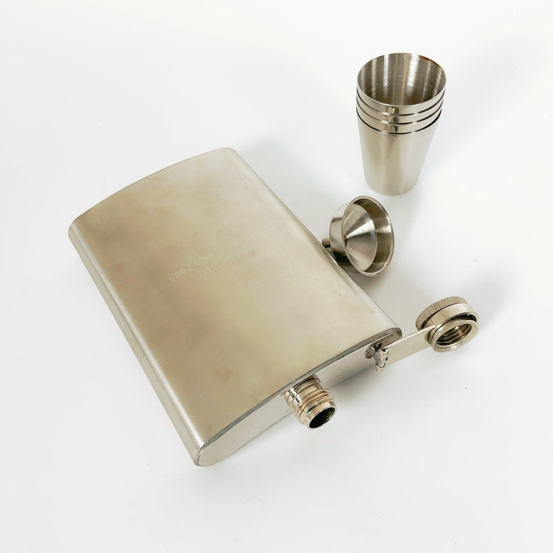 DHL New Zealand Lions Series 2005 Hip Flask Gift Set