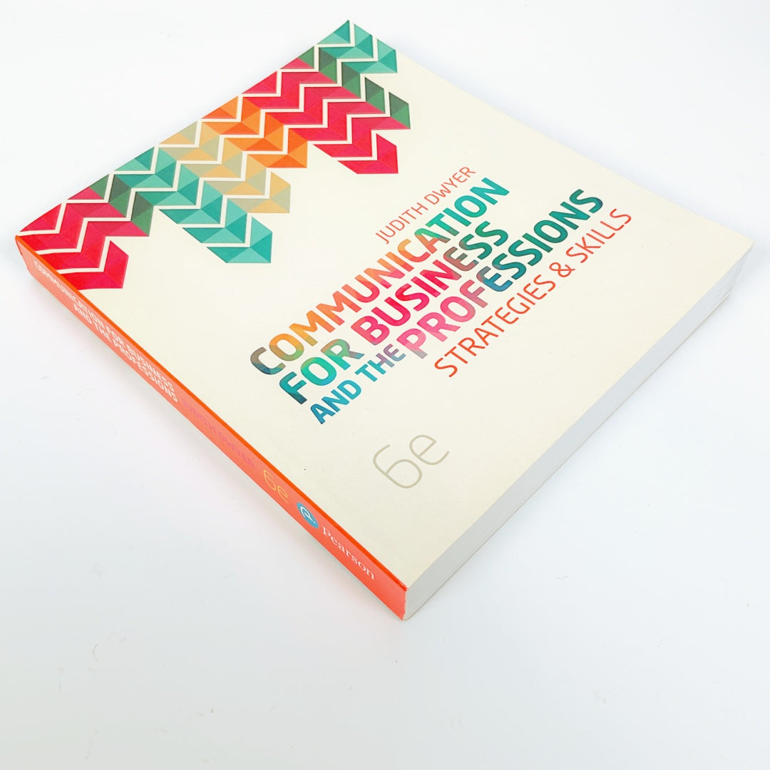 Communication for Business and the Professions: Strategies and Skills(6th Edition)