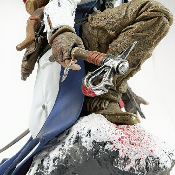Assassins Creed 3 III Connor Figurine - 2012 Limited Collectors Edition with Flag