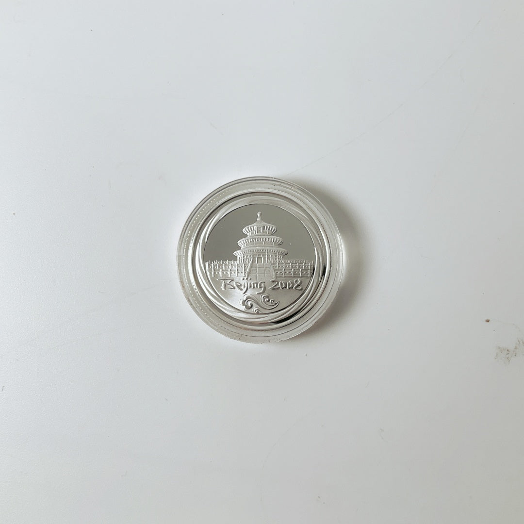 Beijing Olympics 2008 - Limited gold inlay souvenir collectible limited edition coin