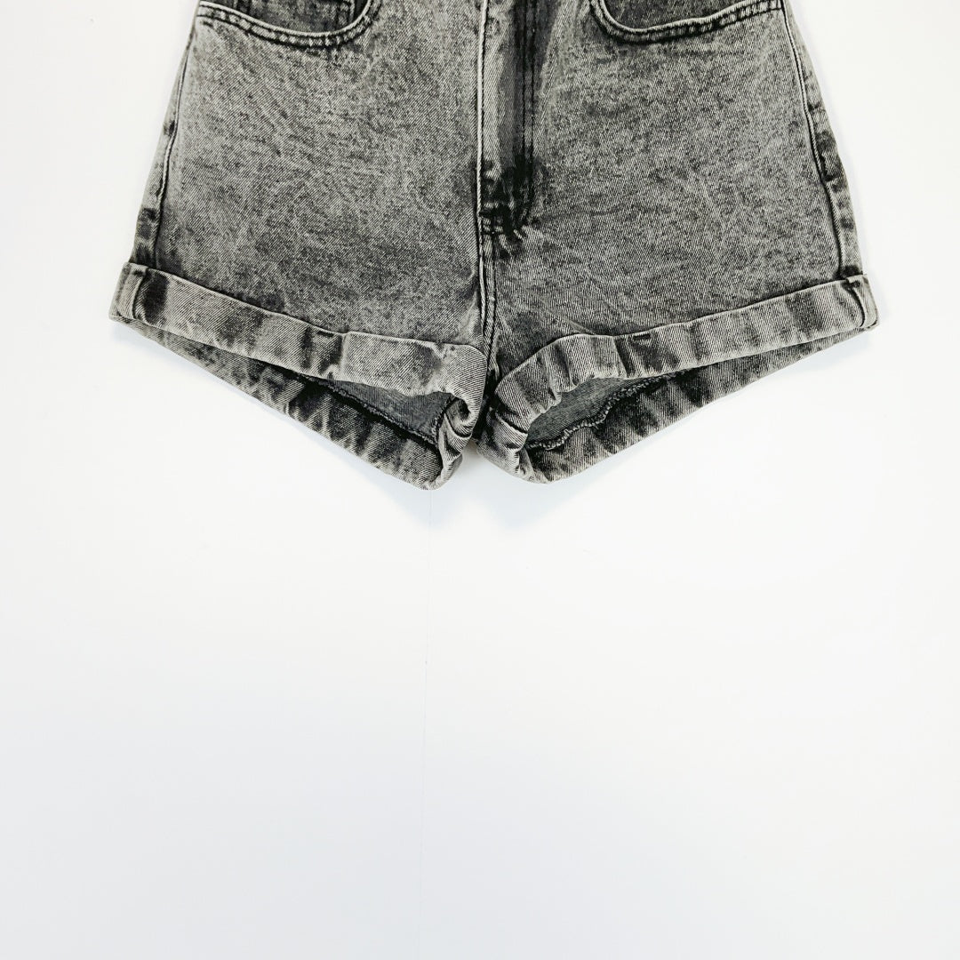 American Apparel - High Waisted Denim Shorts