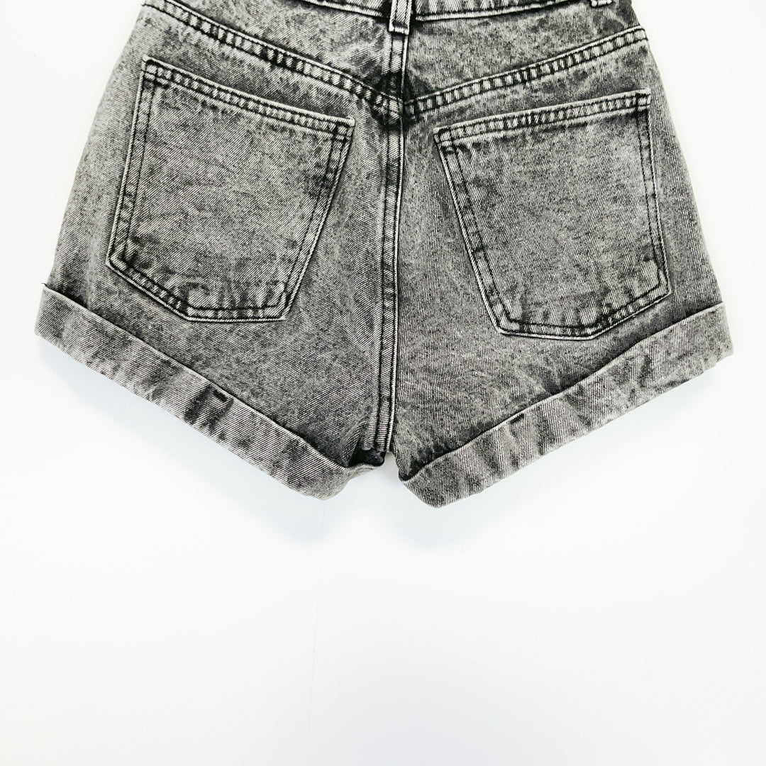 American Apparel - High Waisted Denim Shorts