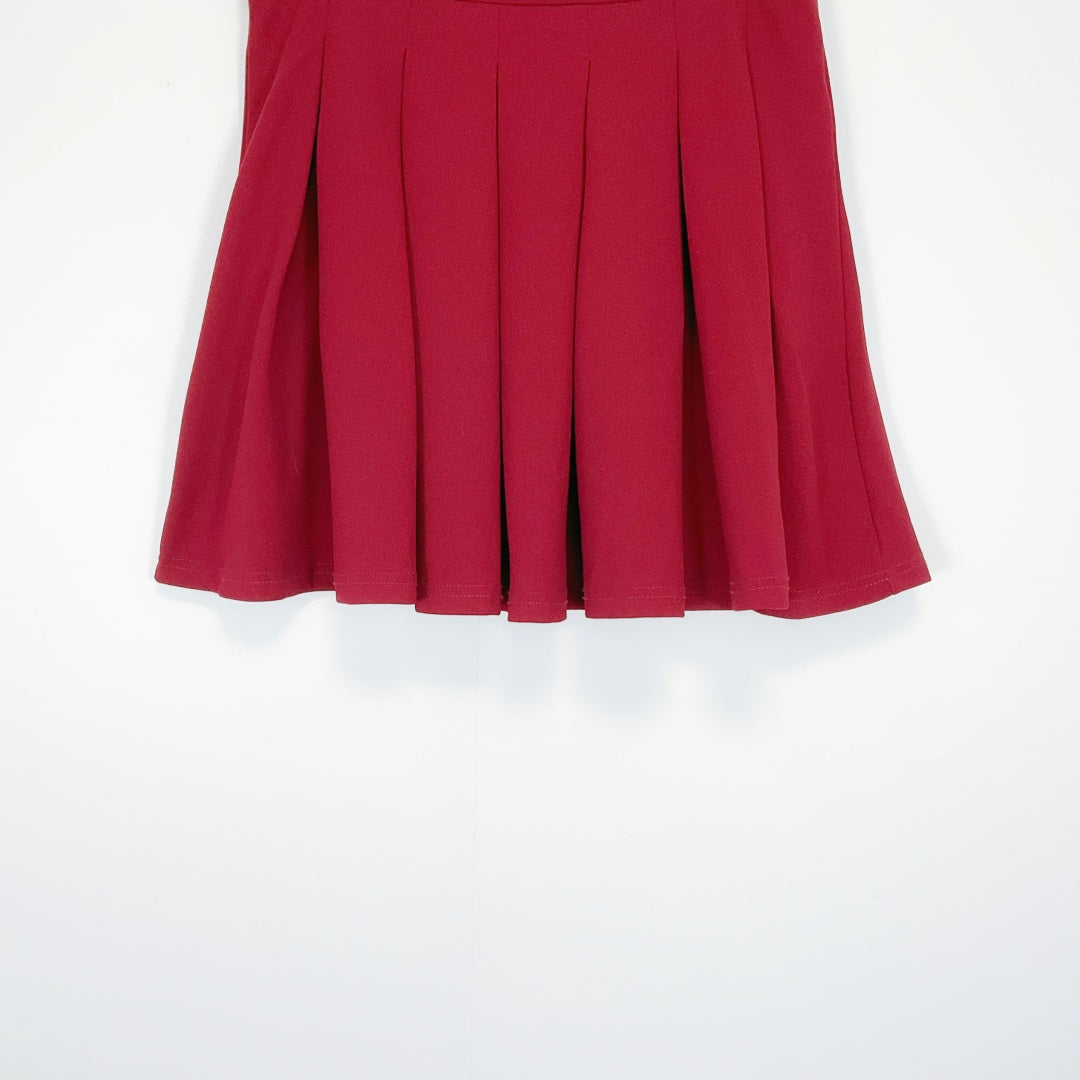 Shein - Pleated Mini Skirt