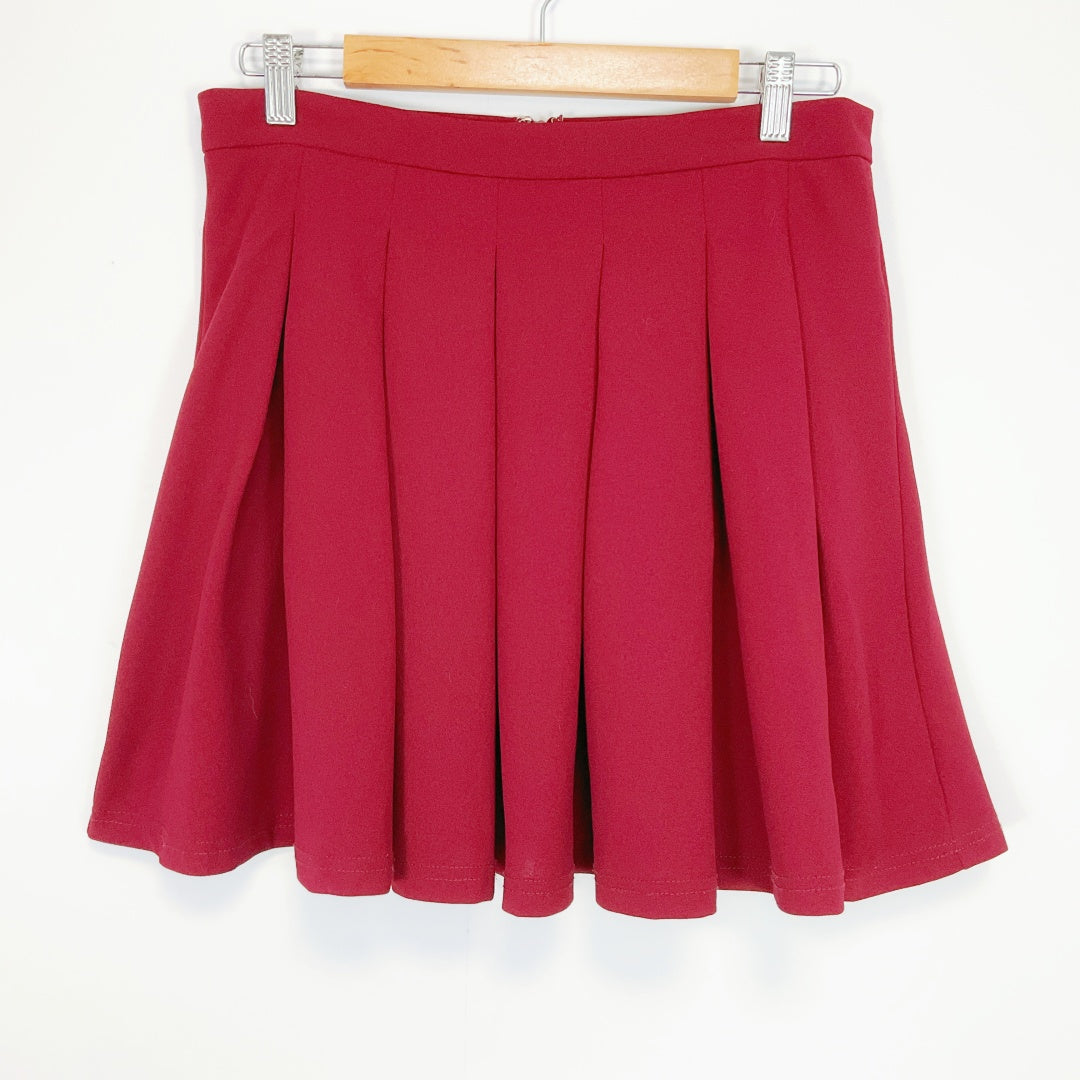 Shein - Pleated Mini Skirt