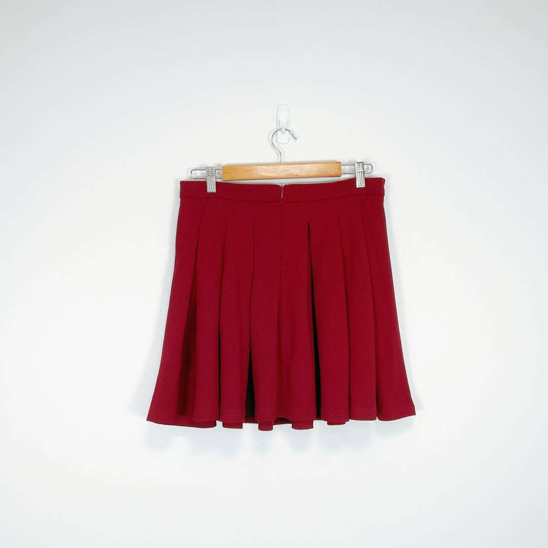 Shein - Pleated Mini Skirt