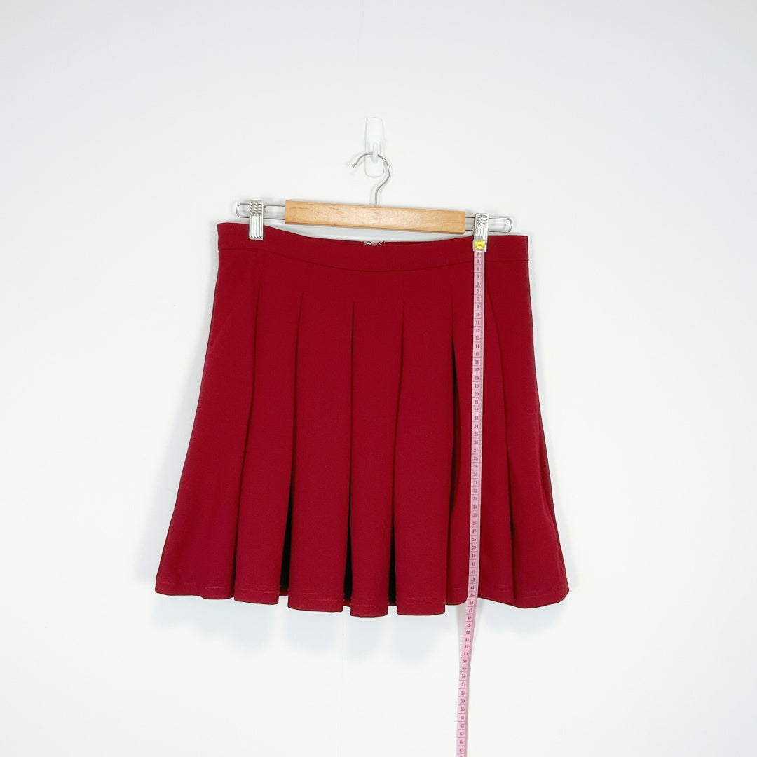 Shein - Pleated Mini Skirt
