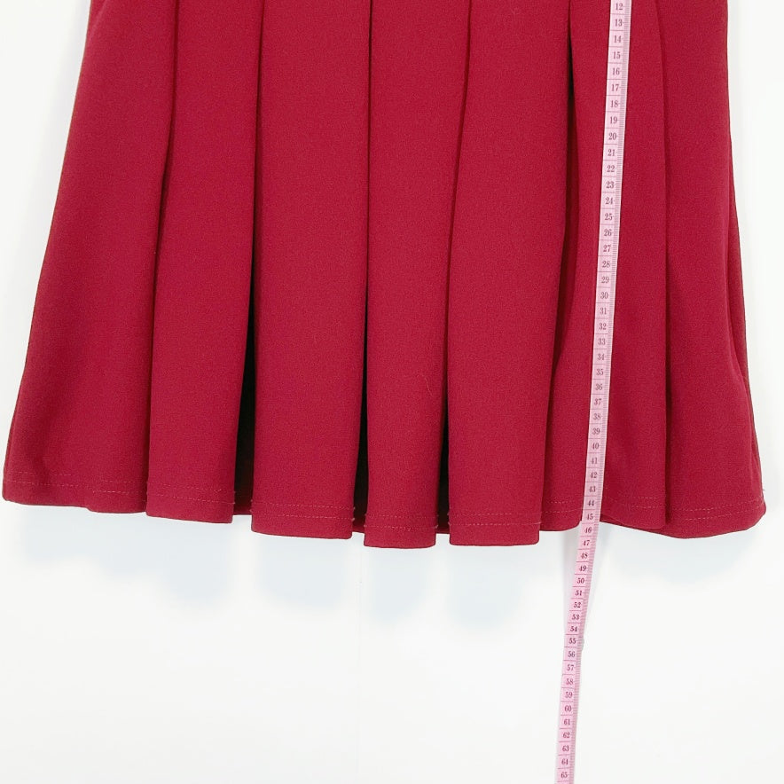 Shein - Pleated Mini Skirt