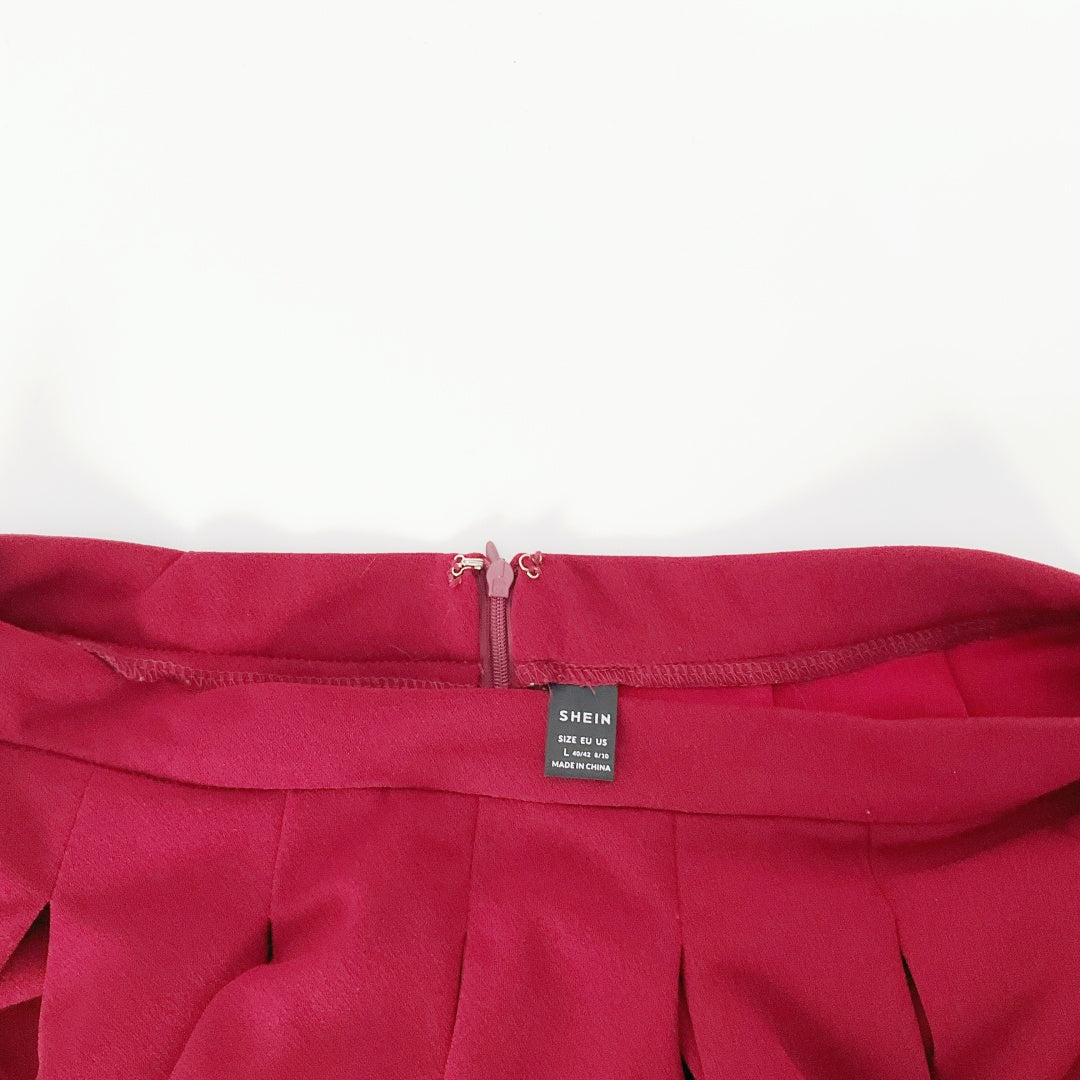 Shein - Pleated Mini Skirt