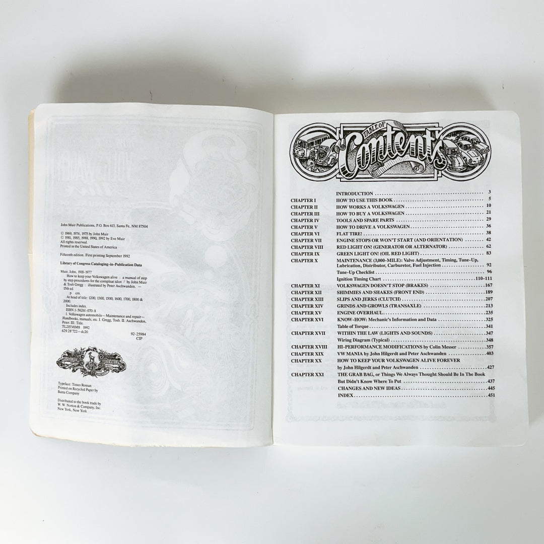 How To Keep Your Volkswagen Alive - A Manual of Step by Step Procedures for the Compleat Idiot