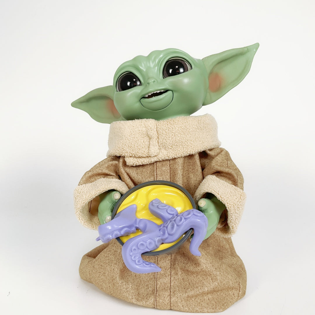 Star Wars Galactic Snackin' Grogu Moving Figure - "Baby Yoda"