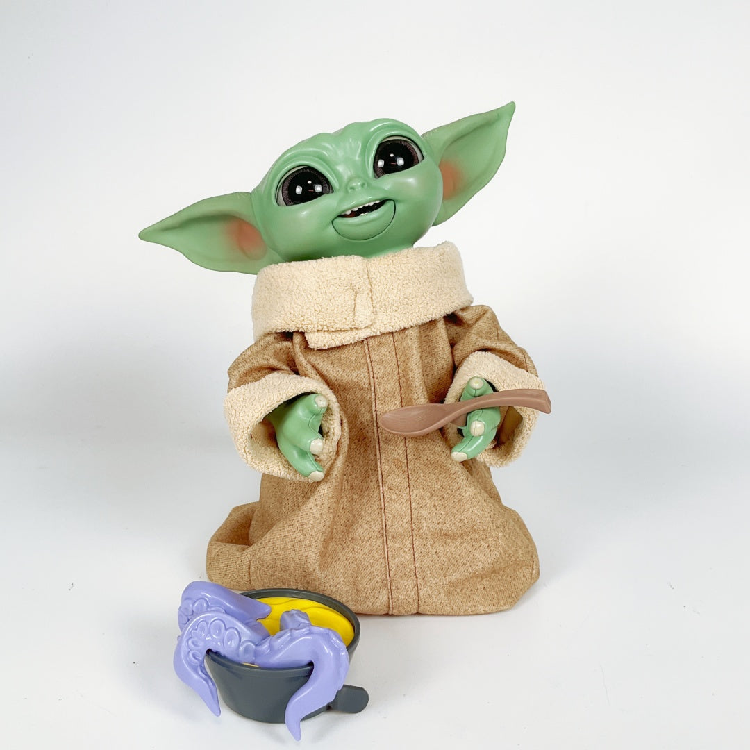 Star Wars Galactic Snackin' Grogu Moving Figure - "Baby Yoda"