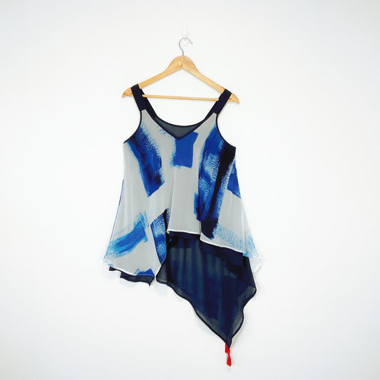 Repertoire - Sleeveless Asymmetric Top
