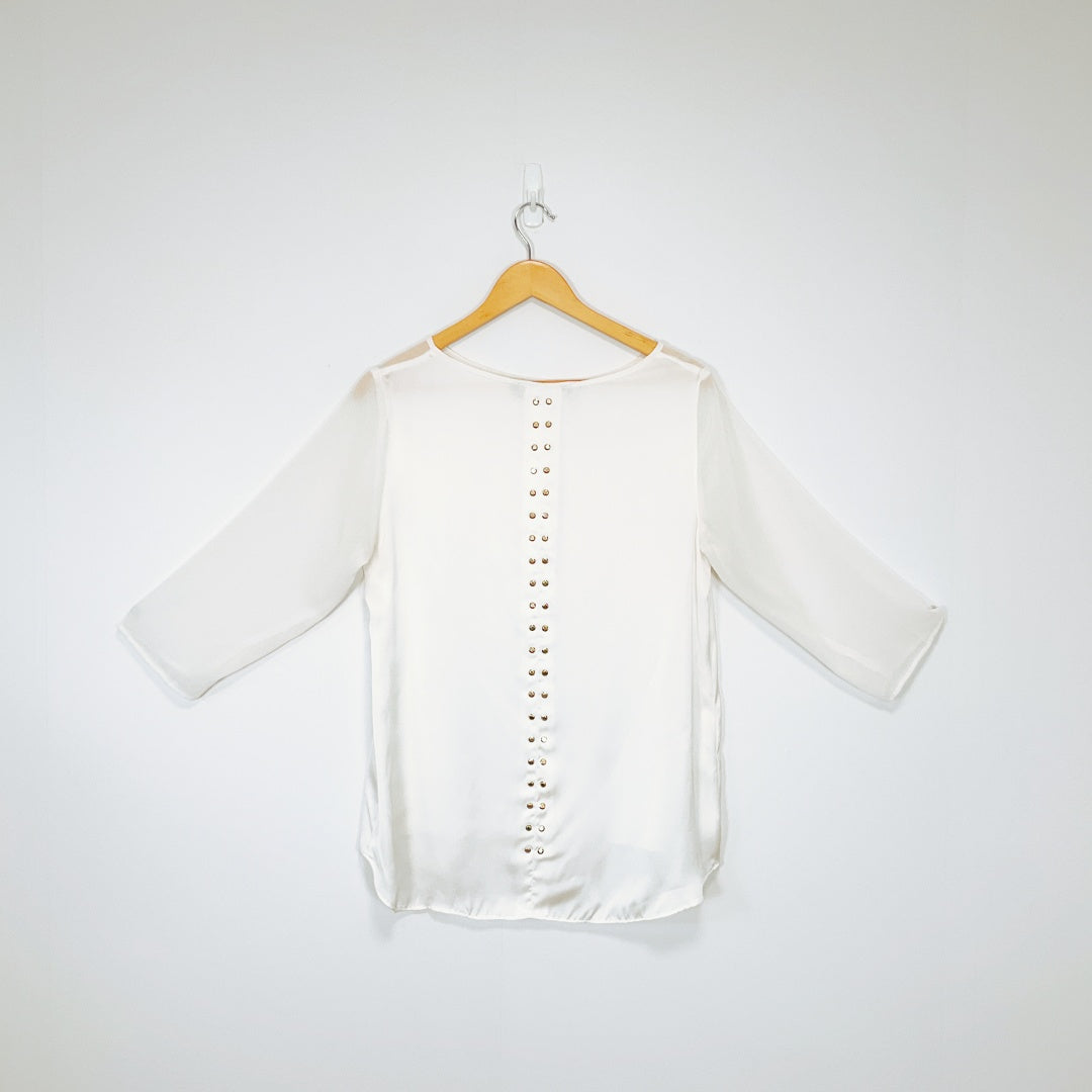 Studio W - White Studded Top