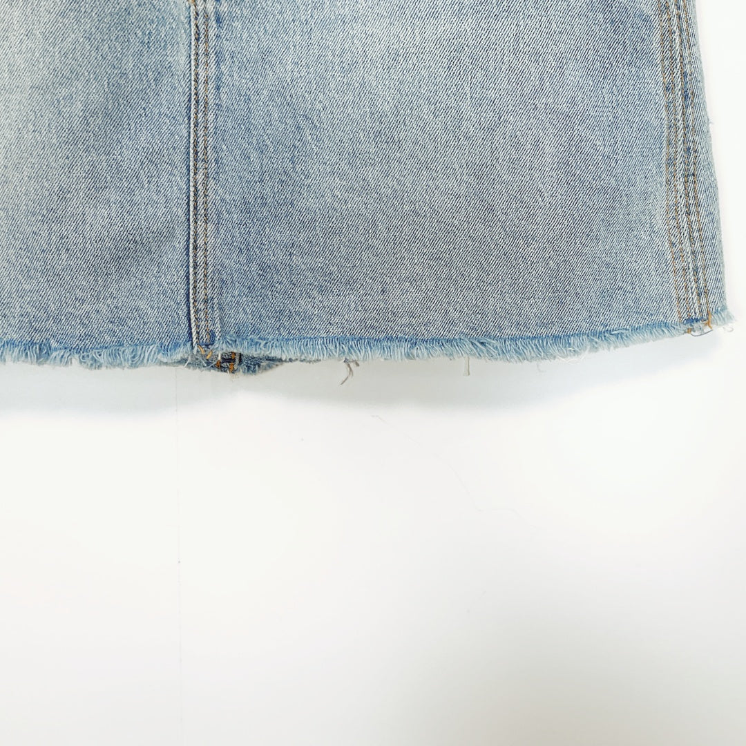 Abrand Jeans - Denim A-Line Mini Skirt