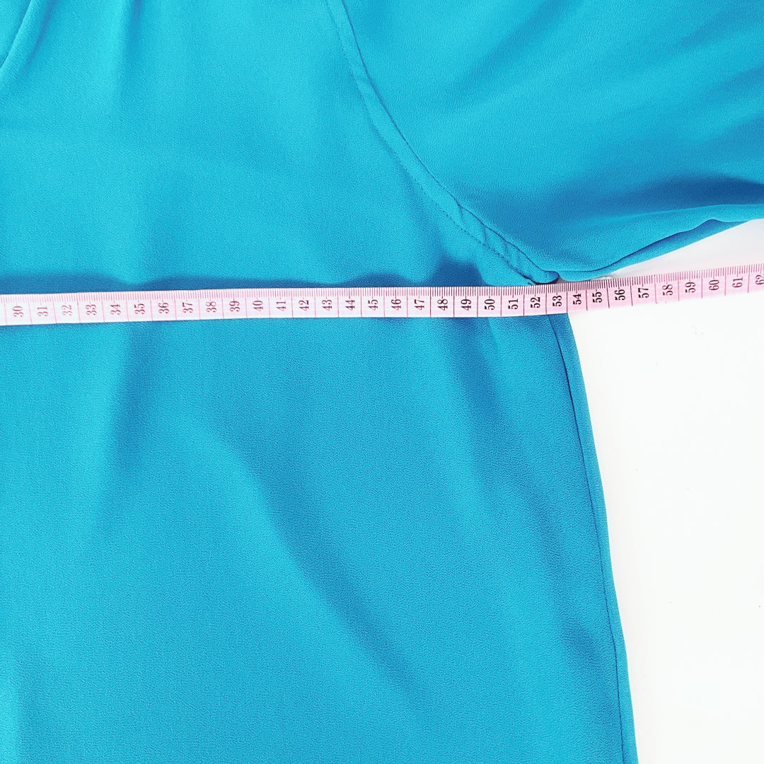 Basque - Sheer Teal Blouse