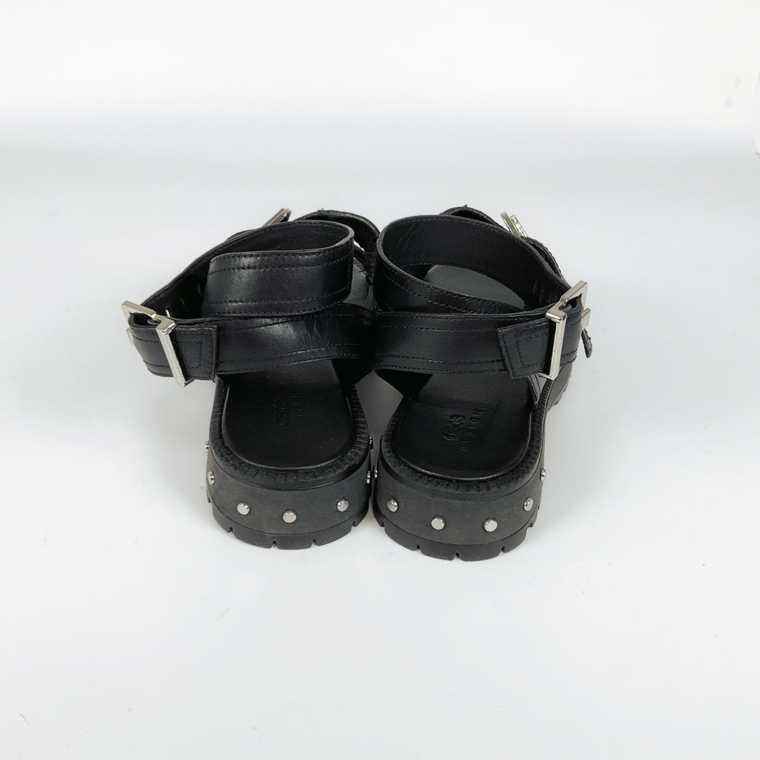 ASOS Design - Black Chunky Buckle Sandals