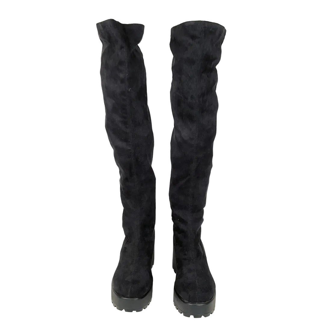 Celebrity - Black Over The Knee Boots