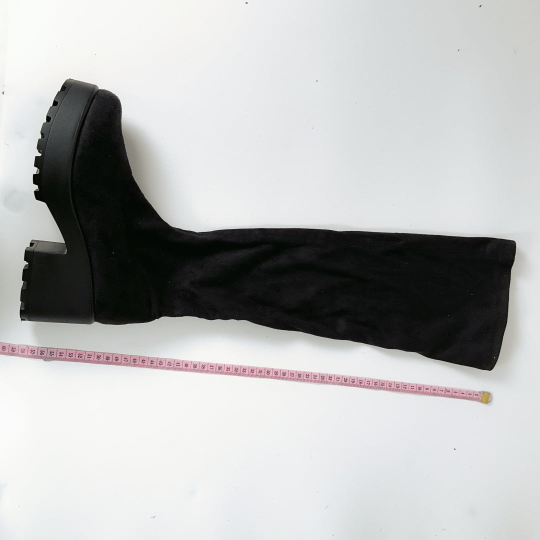 Celebrity - Black Over The Knee Boots