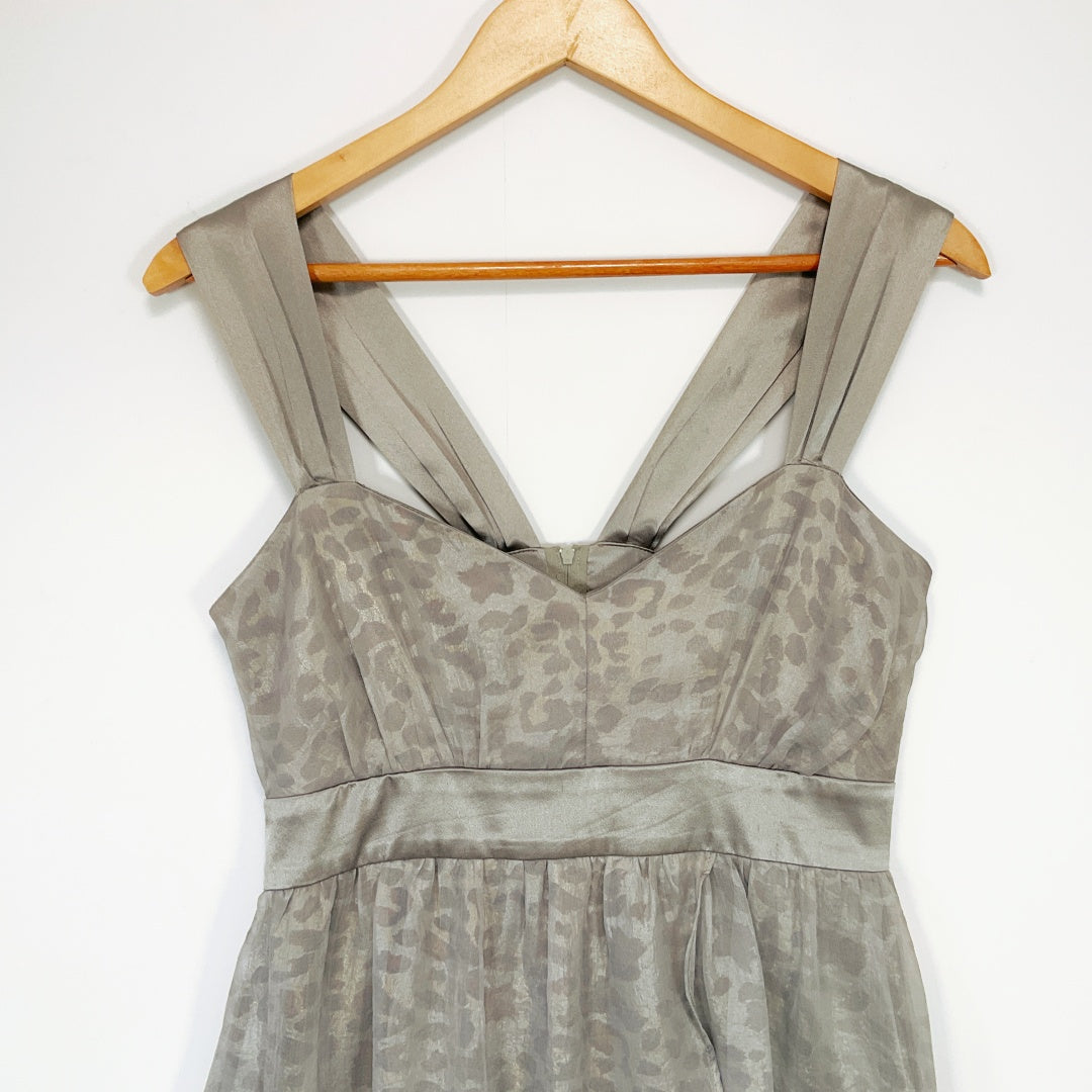 FORCAST Women’s Sleeveless Chiffon Dress – Size 10