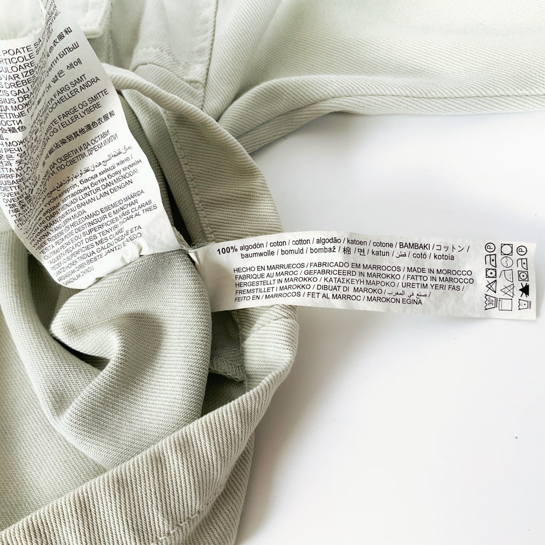 ZARA Women’s Cropped Cotton Jacket – EUR M