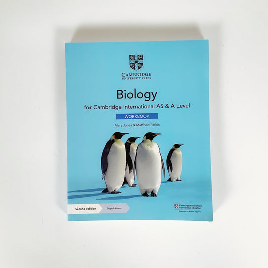 Cambridge International AS & A Level Biology Workbook - By Mary Jones & Matthew Parkin