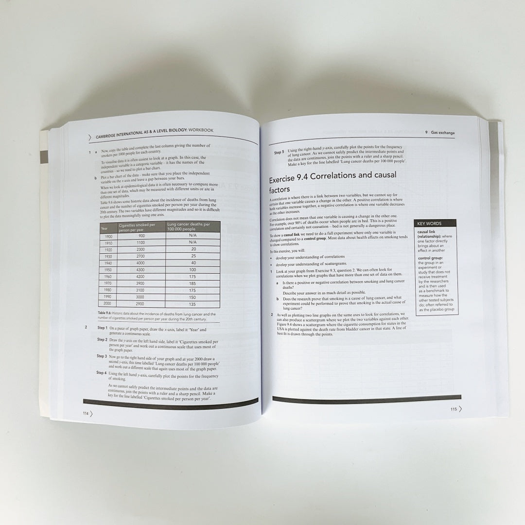 Cambridge International AS & A Level Biology Workbook - By Mary Jones & Matthew Parkin