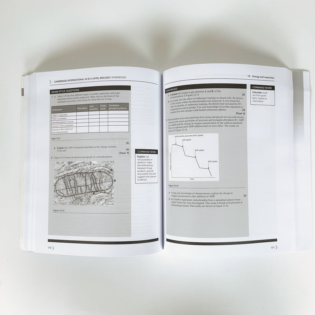 Cambridge International AS & A Level Biology Workbook - By Mary Jones & Matthew Parkin
