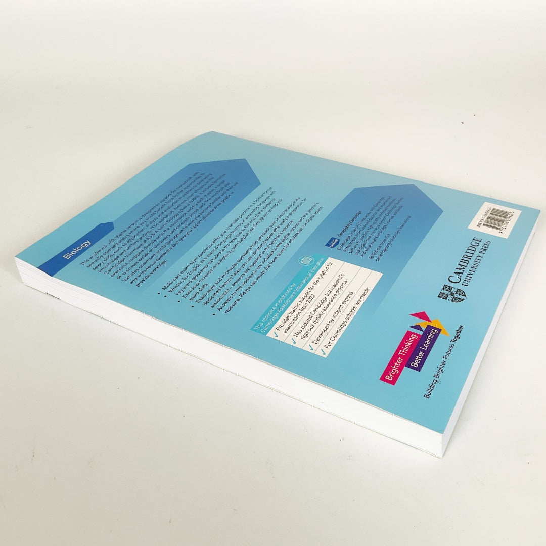 Cambridge International AS & A Level Biology Workbook - By Mary Jones & Matthew Parkin