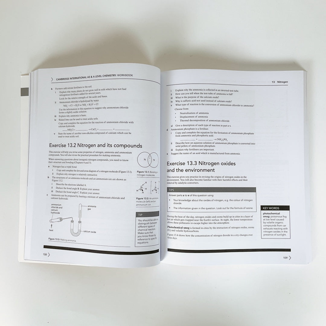 Cambridge International AS & A Level Chemistry Workbook - By Roger Norris